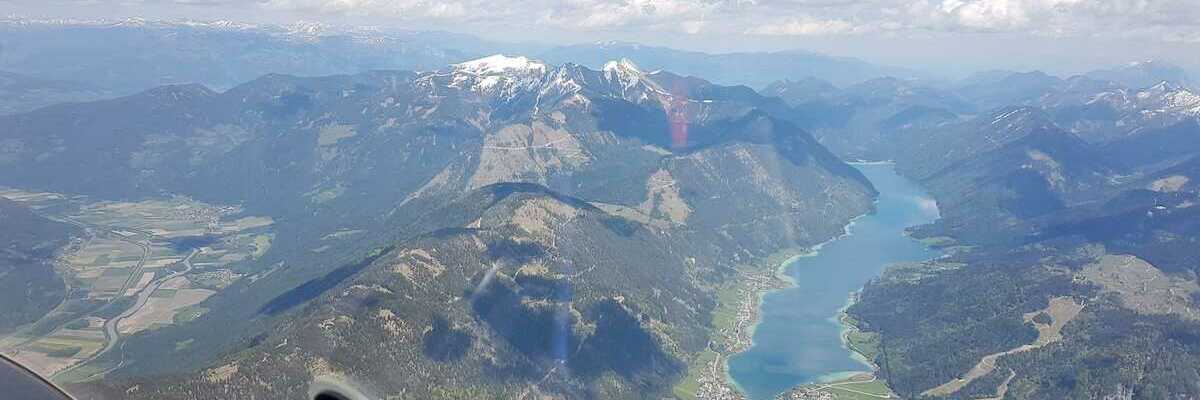 Flugwegposition um 12:37:48: Aufgenommen in der Nähe von Gemeinde Weißensee, Österreich in 2658 Meter